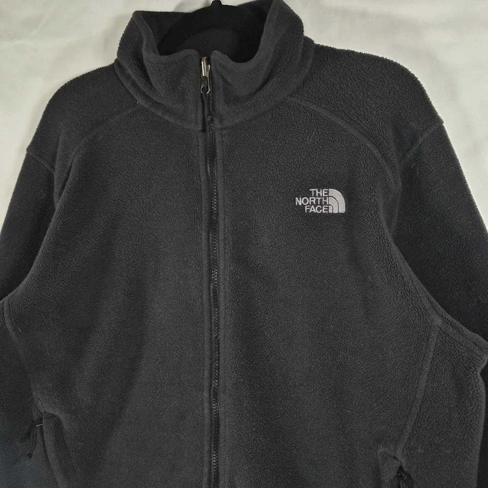 The North Face FlashDry Full Zip Fleece Jacket Black Men's Medium Outdoor Hiking